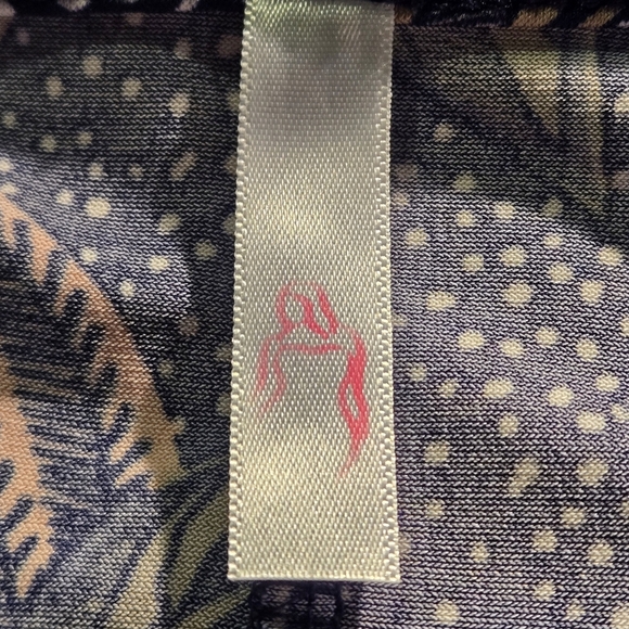 Curvy Boutique Tunic / Dress Leaf Print 3/4 Sleeves Women size 3XL - Picture 6 of 9